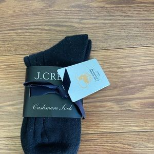 J Crew cashmere navy blue socks